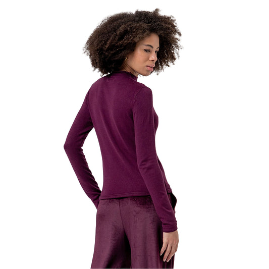 SURKANA Maglione Lupetto in Maglia Fine Cherry-SURKANA-VIALESCARPE