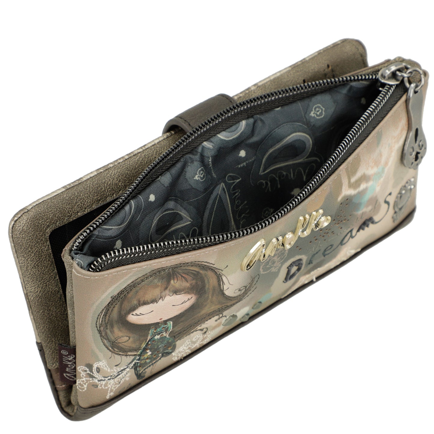 ANEKKE - Portafogli grande flessibile RFID Real-ANEKKE-VIALESCARPE