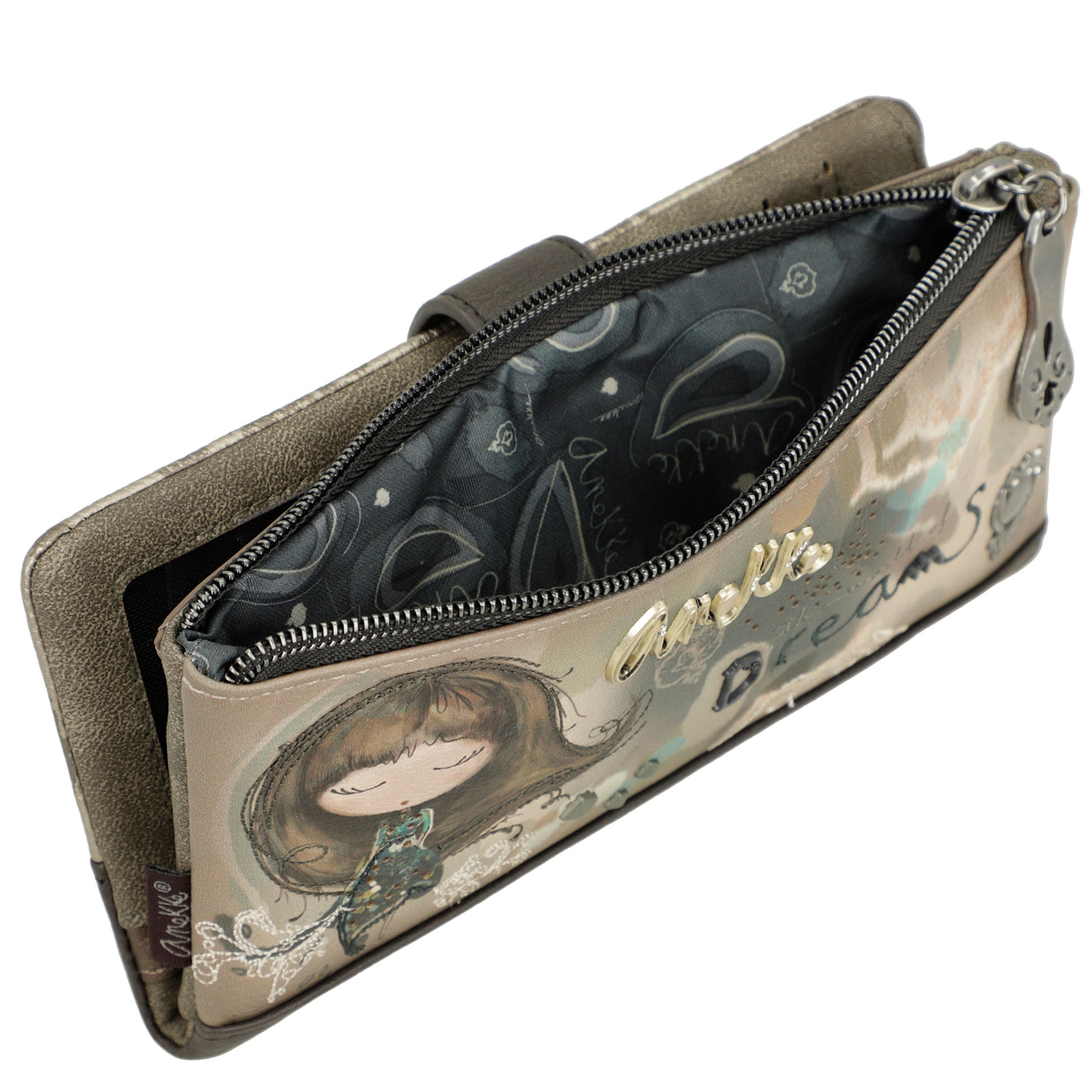 ANEKKE - Portafogli grande flessibile RFID Real-ANEKKE-VIALESCARPE