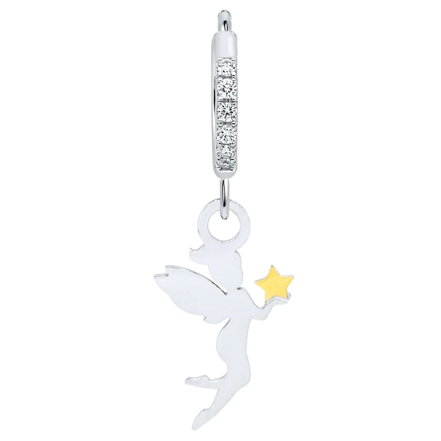 MAD TEA - Orecchini anelle “Fata dei desideri e la sua bacchetta magica” - Fata-MAD TEA-VIALESCARPE