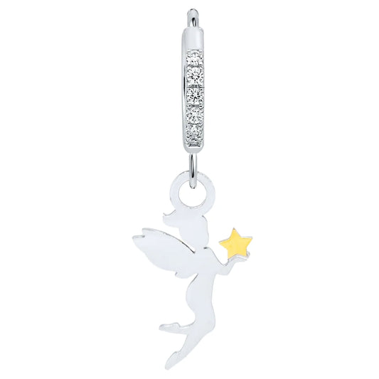 MAD TEA - Orecchini anelle “Fata dei desideri e la sua bacchetta magica” - Fata-MAD TEA-VIALESCARPE