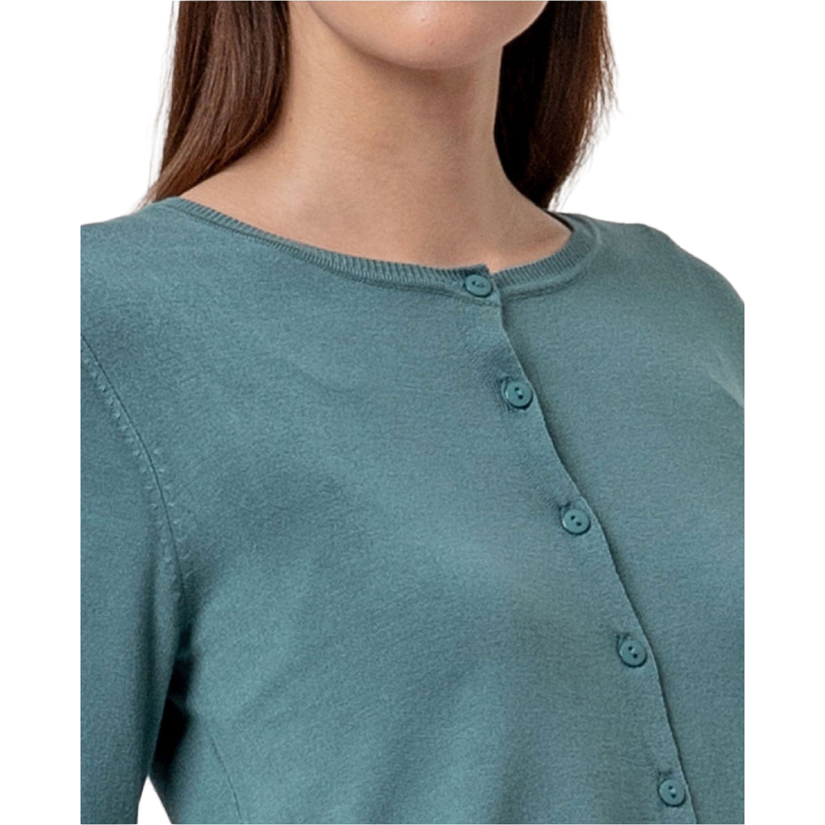 SURKANA Cardigan in Maglia Verde Polvere