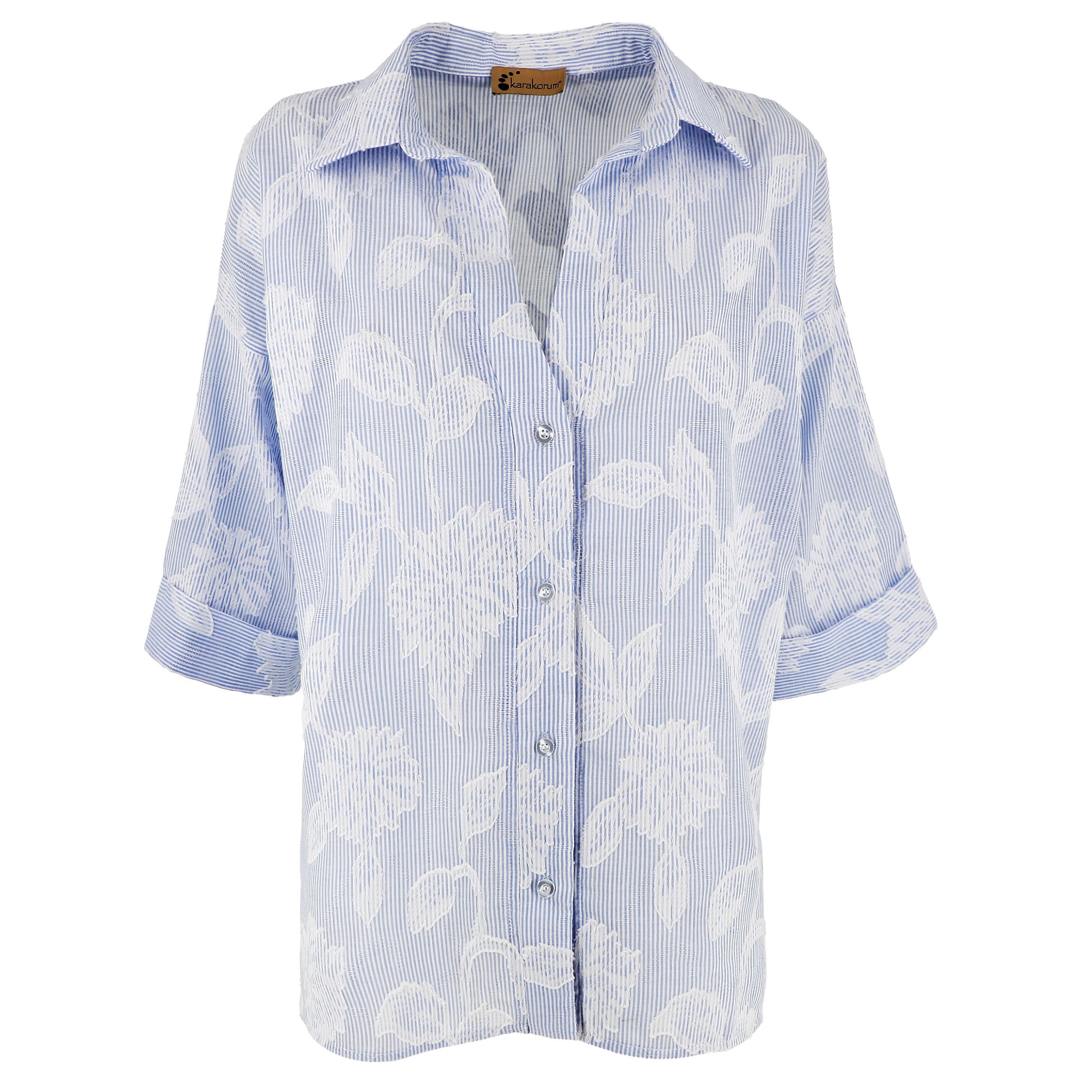 KARAKORUM Camicia GERTRUDE Azzurro-KARAKORUM-VIALESCARPE