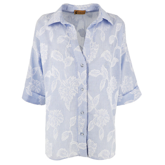 KARAKORUM Camicia GERTRUDE Azzurro-KARAKORUM-VIALESCARPE