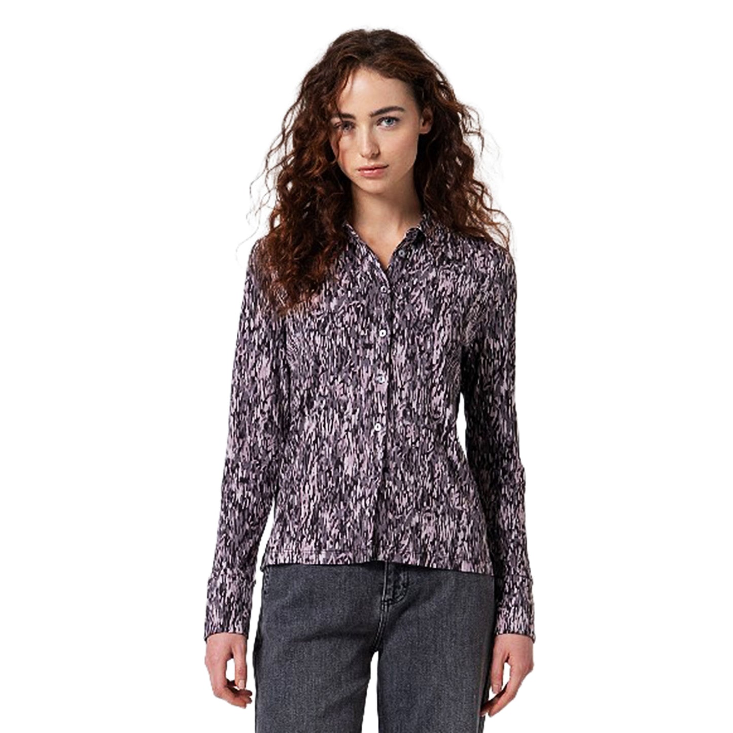 SURKANA - Camicia a maniche lunghe elastica e fluida-SURKANA-VIALESCARPE