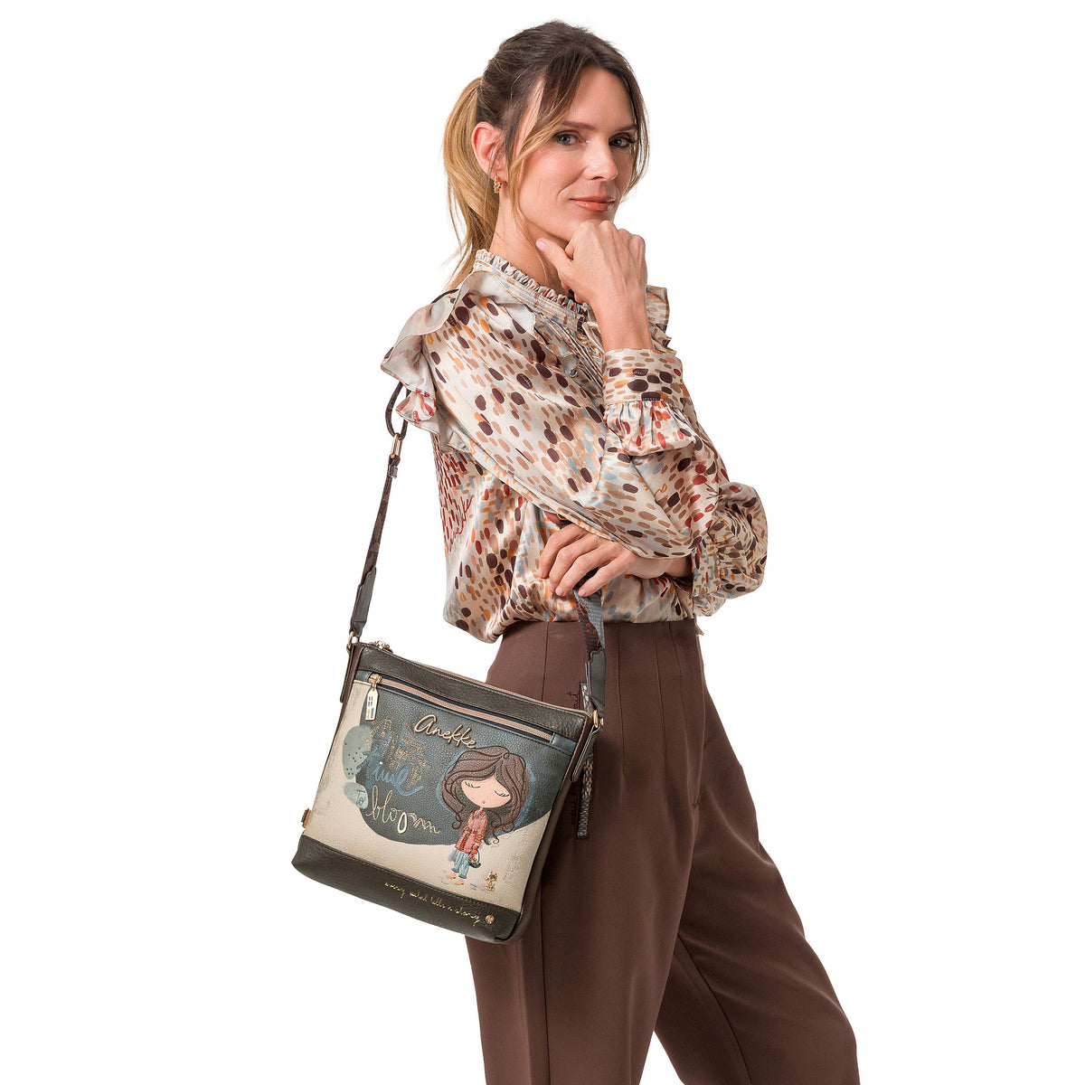 ANEKKE Borsa a Tracolla Tulip Multicolor