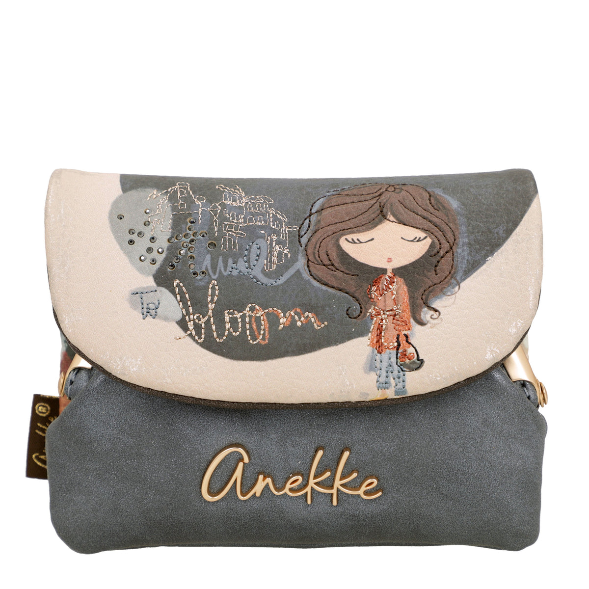 ANEKKE Portamonete con Patta Tulip