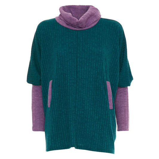 BABA Design - Maglia morbida bicolore-Baba design-VIALESCARPE