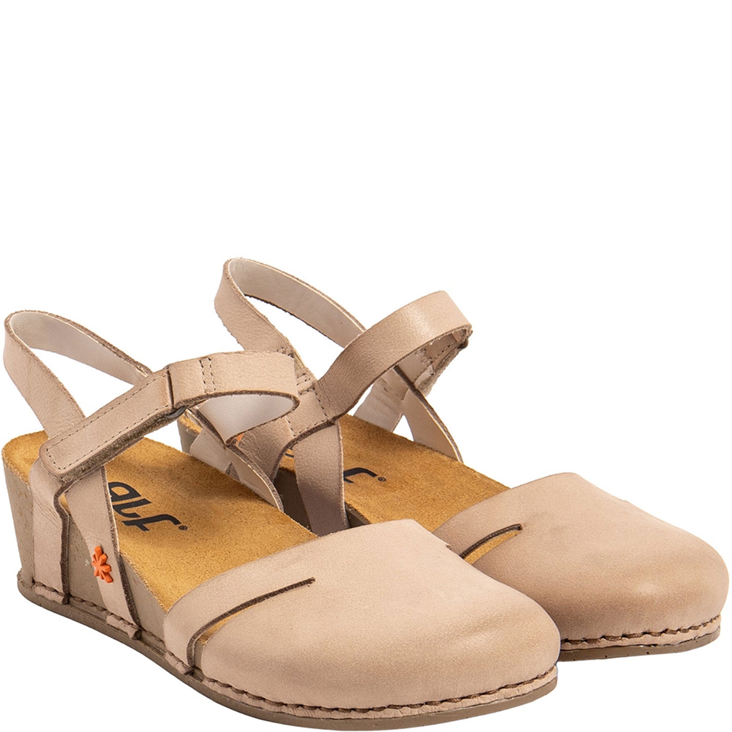 ART COMPANY Slingback Pelle nappata I LIVE Cream