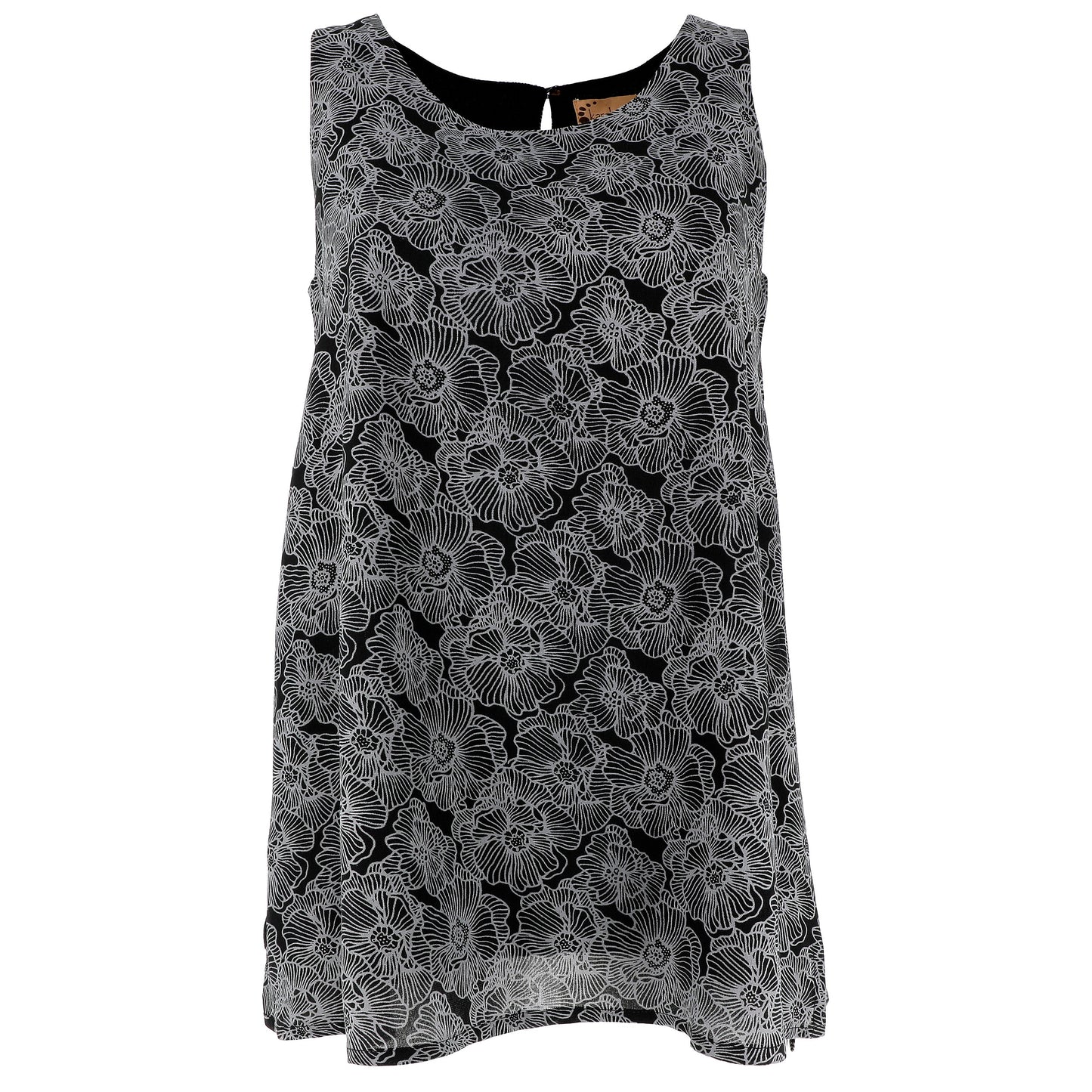 Top Donna KARAKORUM Aurelia in Rayon Stampato