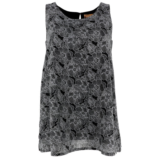 Top Donna KARAKORUM Aurelia in Rayon Stampato-KARAKORUM-VIALESCARPE