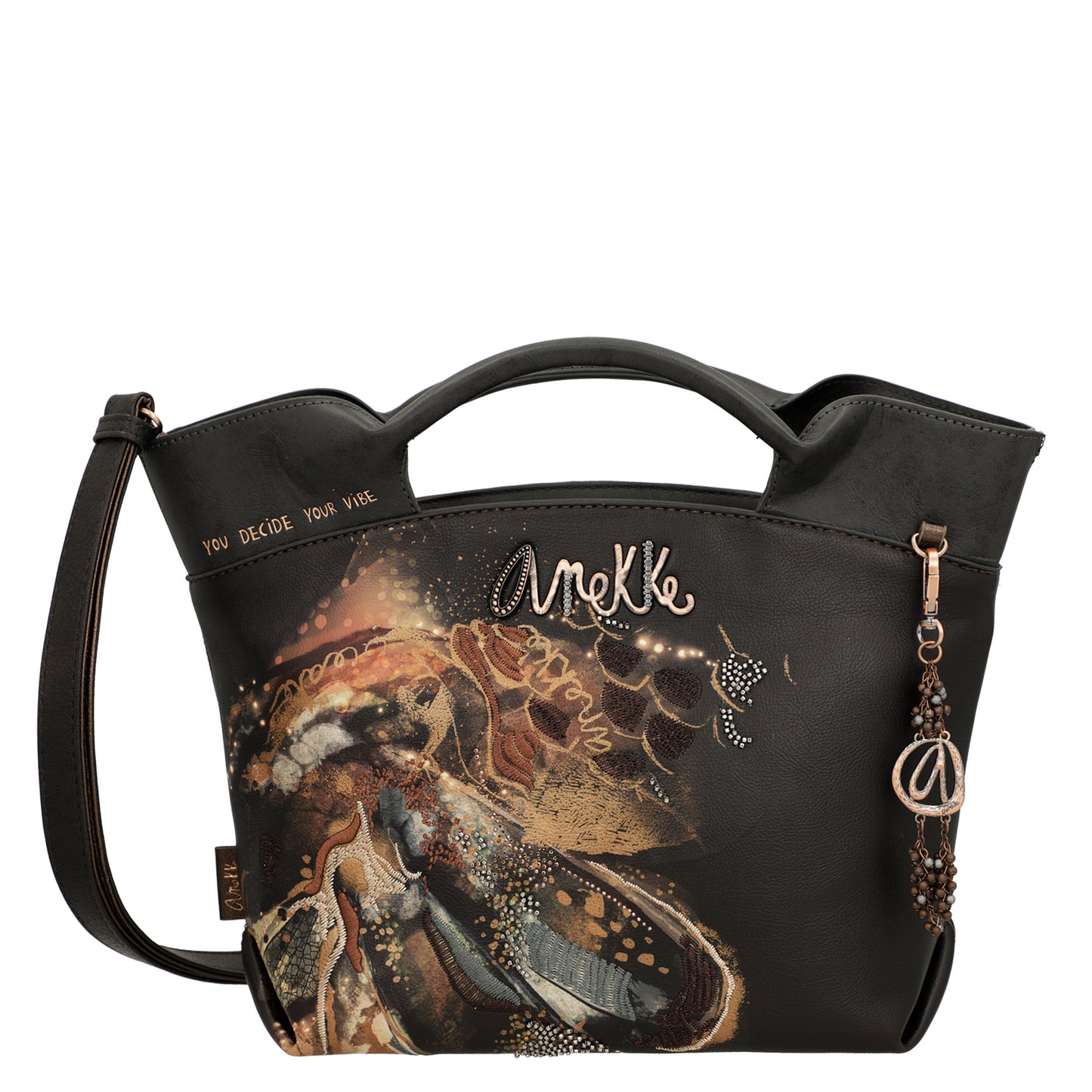 Borsa a tracolla con manici corti Wings