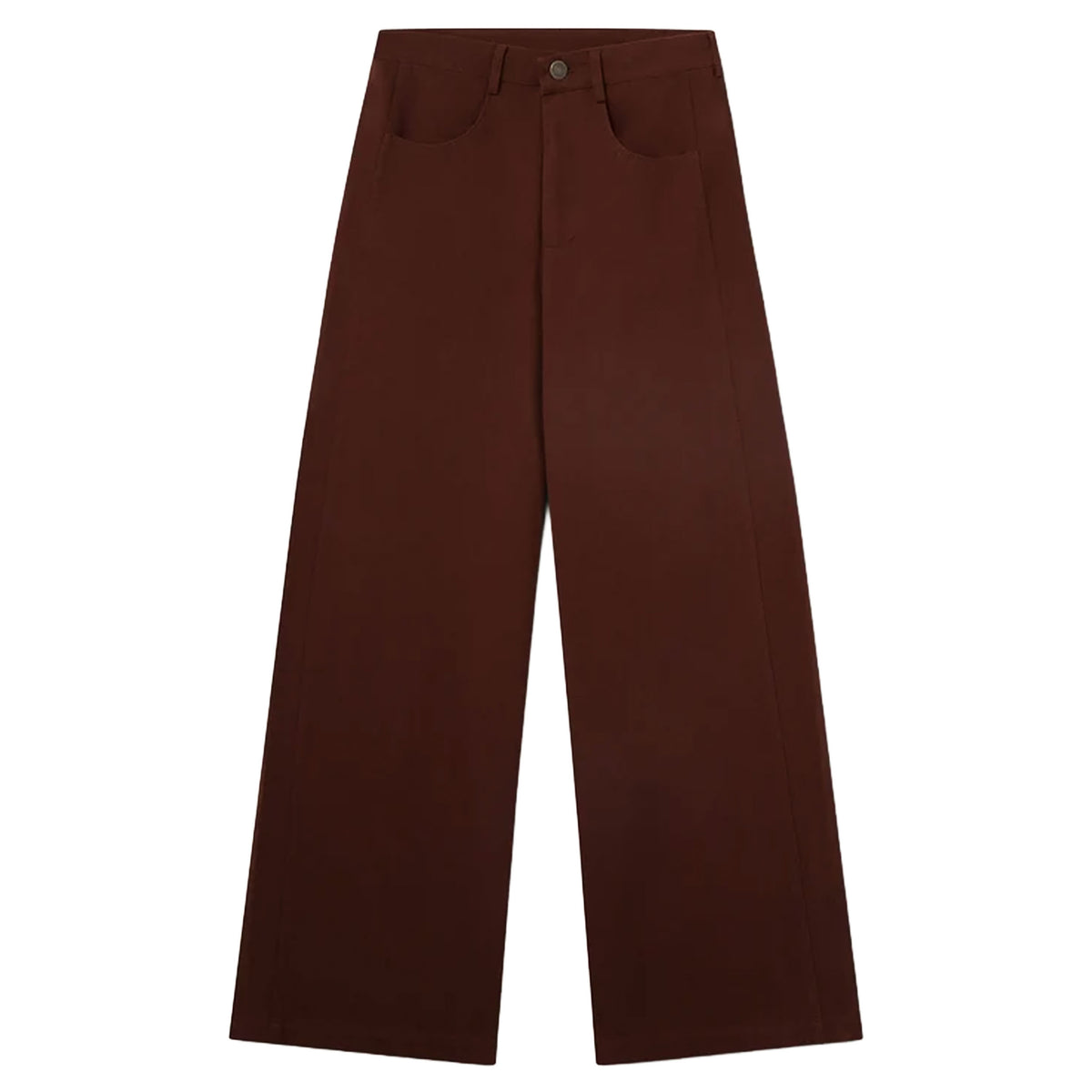 COMPAÑÍA FANTÁSTICA Pantaloni in denim marrone-Compañía Fantástica-VIALESCARPE