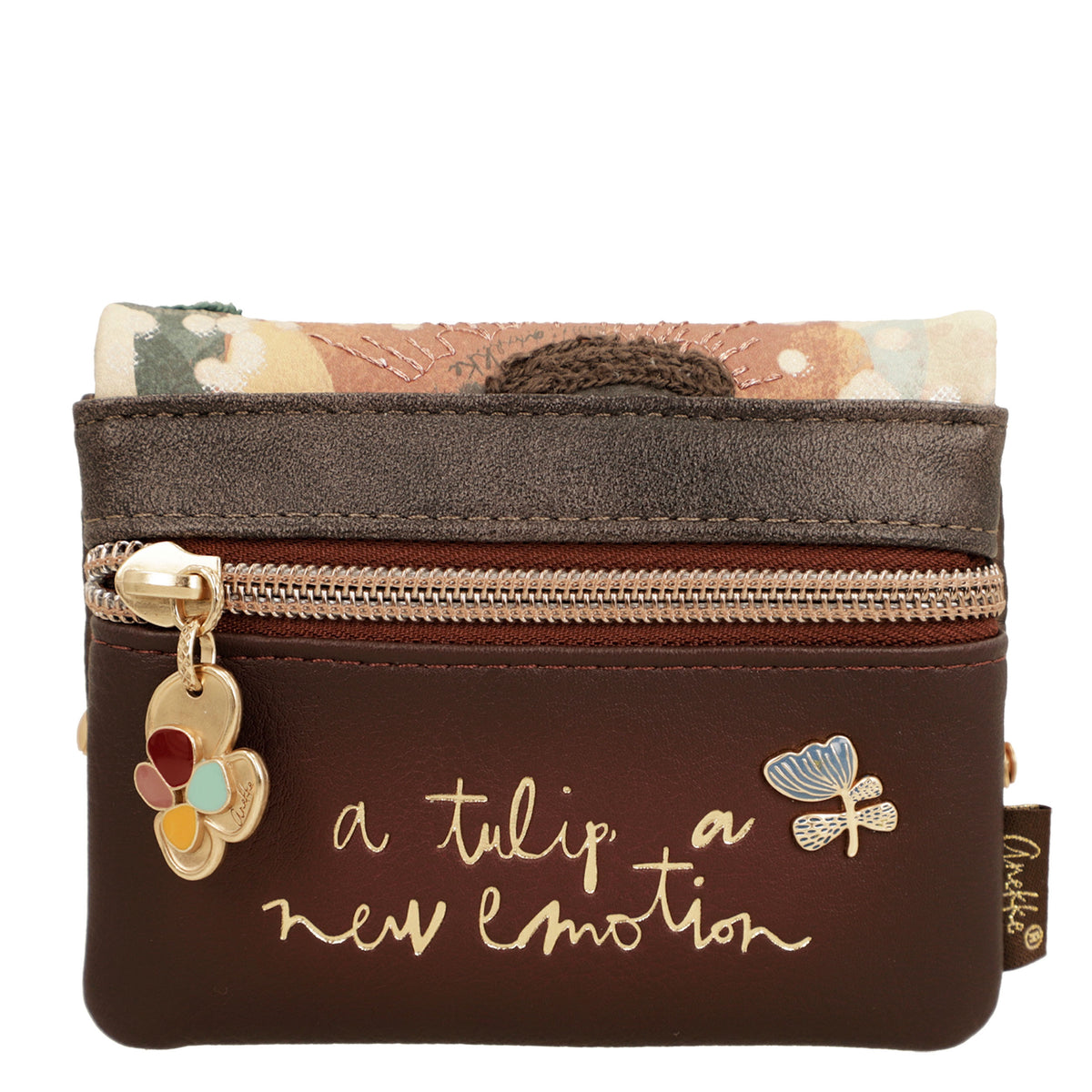 ANEKKE Portamonete con Patta Blossom