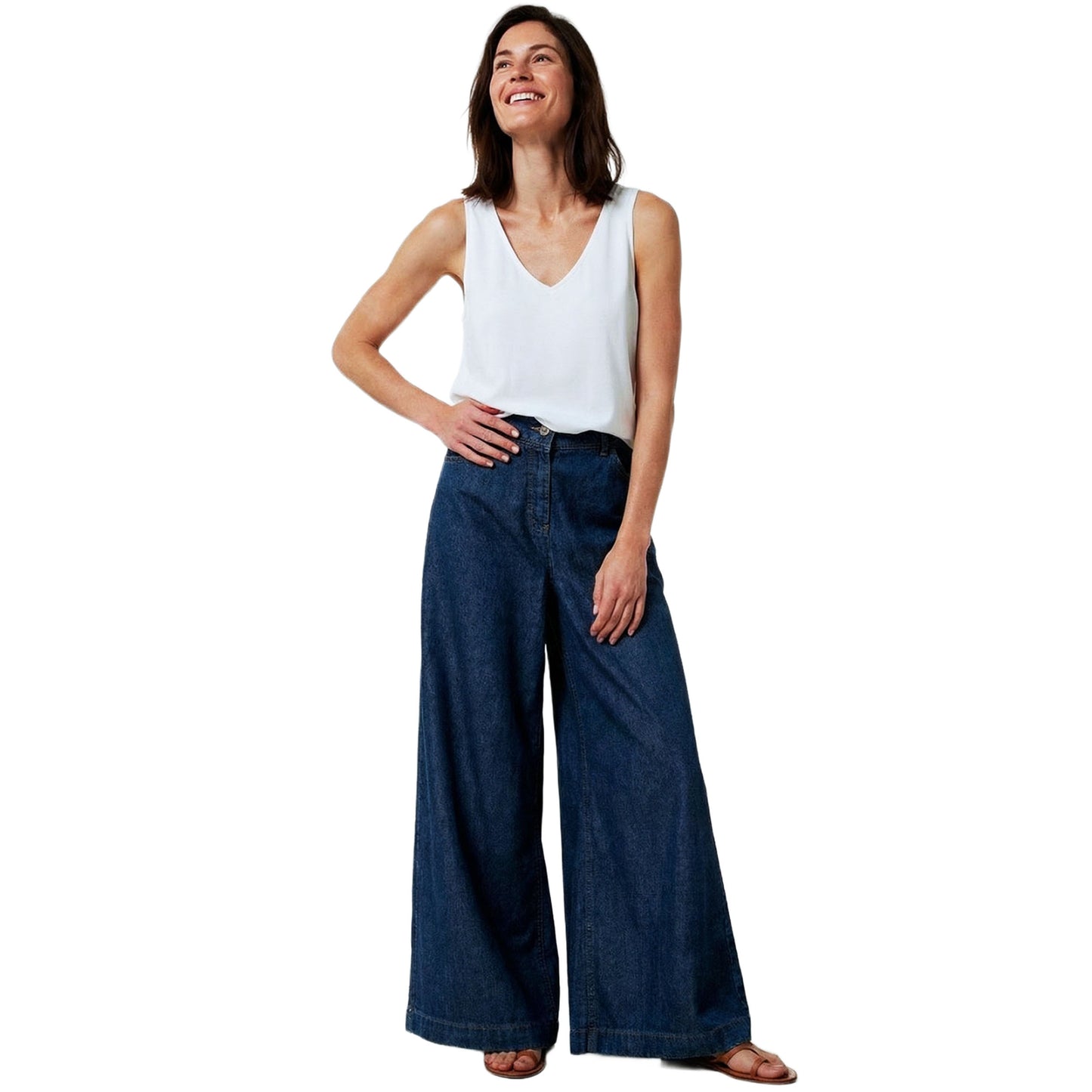 SURKANA Top a spalline Bianco-SURKANA-VIALESCARPE