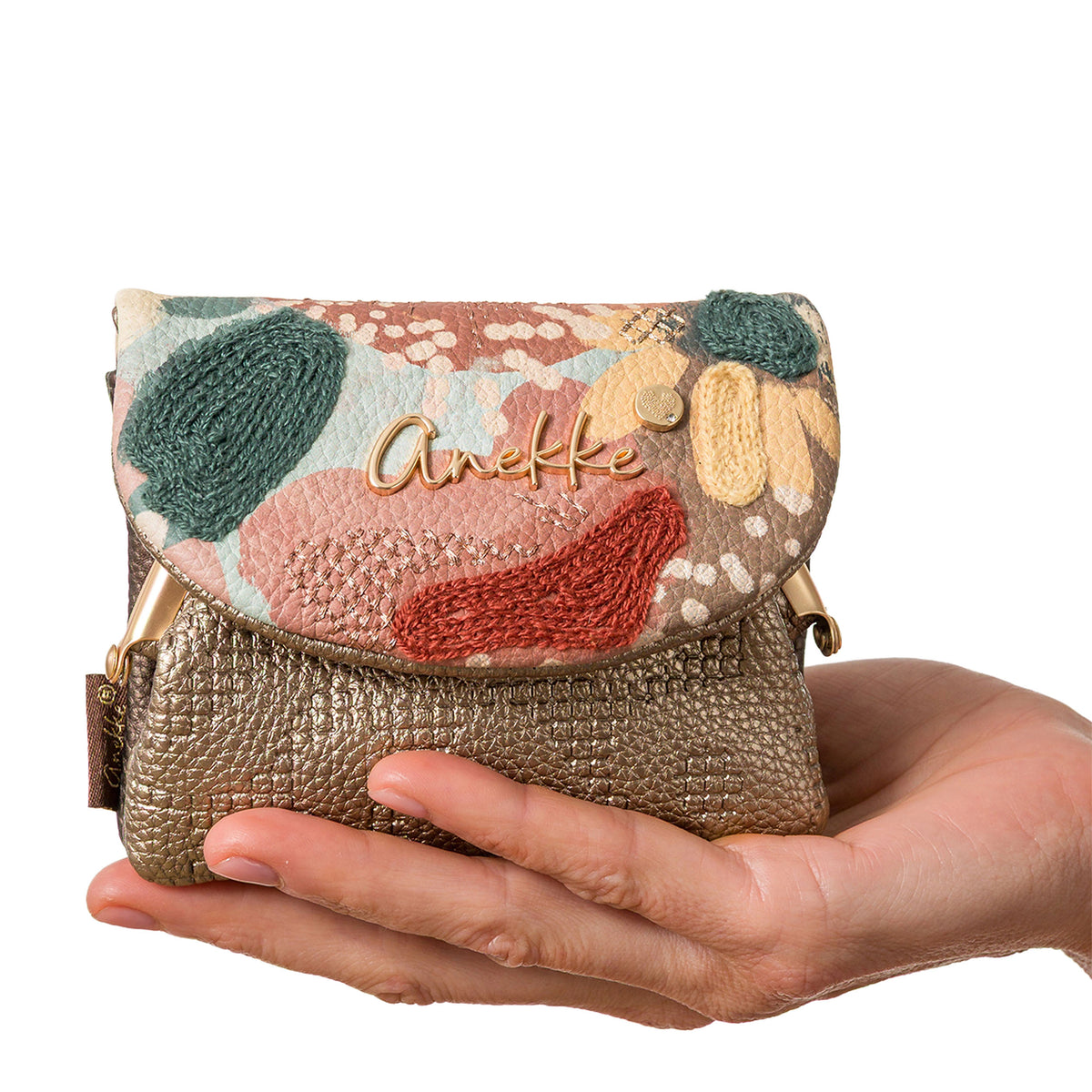 ANEKKE Portamonete con Patta Blossom