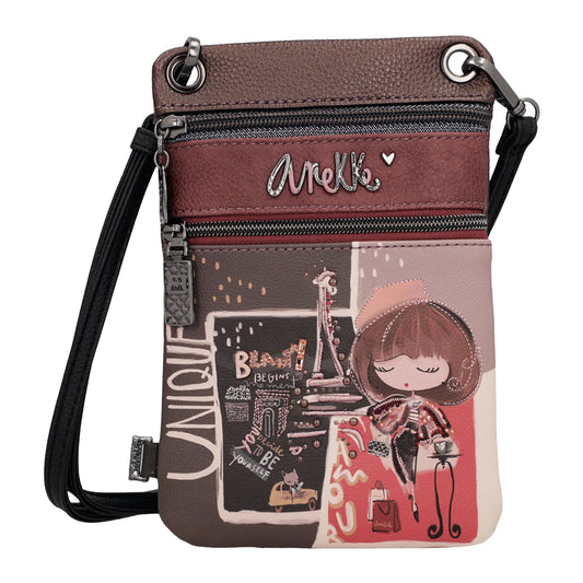 ANEKKE - Mini tracolla 2 scomparti Mademoiselle