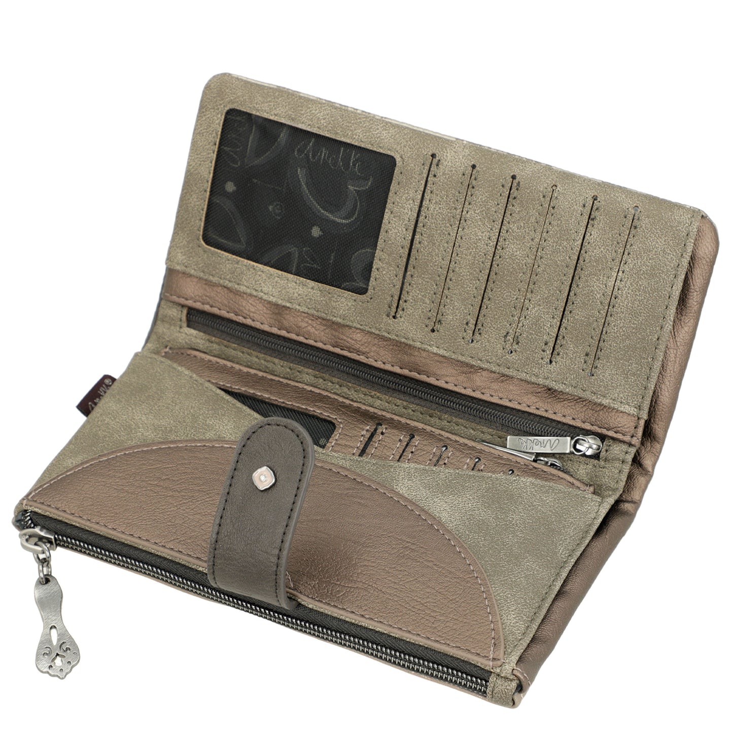 ANEKKE - Portafogli grande flessibile RFID Real-ANEKKE-VIALESCARPE