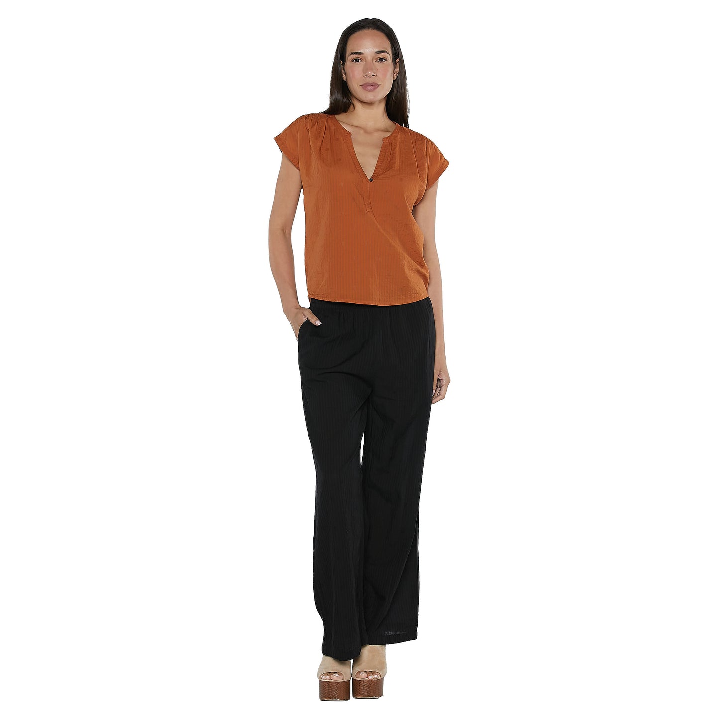 BABA DESIGN Blusa  NATURAL SHINE Ruggine