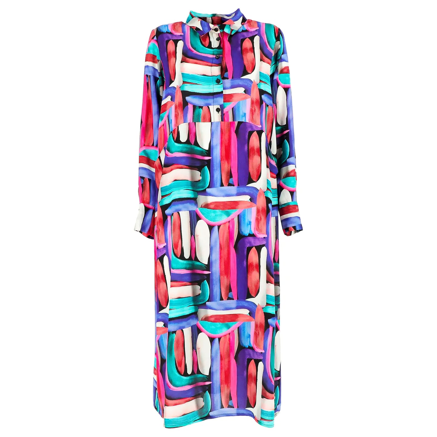 KARAKORUM Abito-Camicia Melissa Multicolor-KARAKORUM-VIALESCARPE