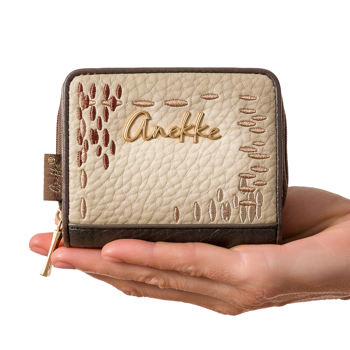 ANEKKE Portafoglio Piccolo RFID Blossom