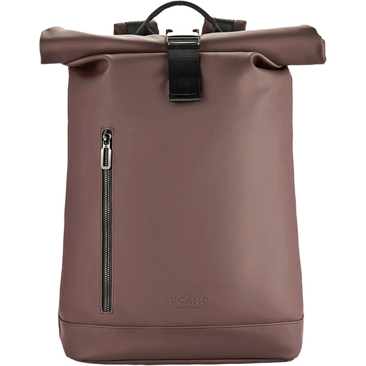 TUCANO Zaino Gommo Roll Top per Laptop Marrone