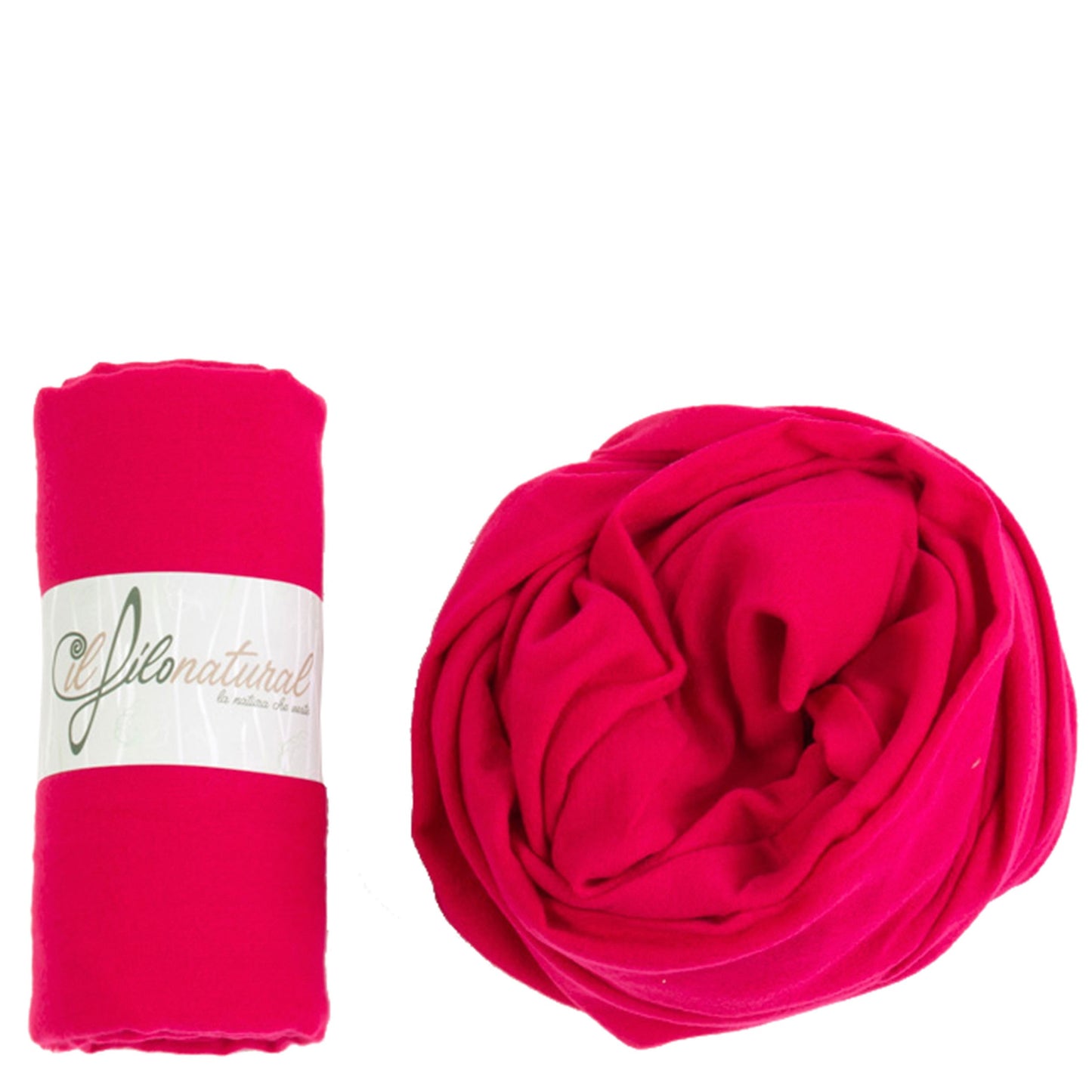 Scialle Pashmina Stola Morbida Grande Fuxia