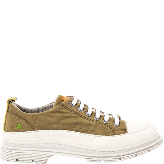 ART Sneakers BIRMINGHAM Nylon Salvia e Pelle Beige-ART®-VIALESCARPE