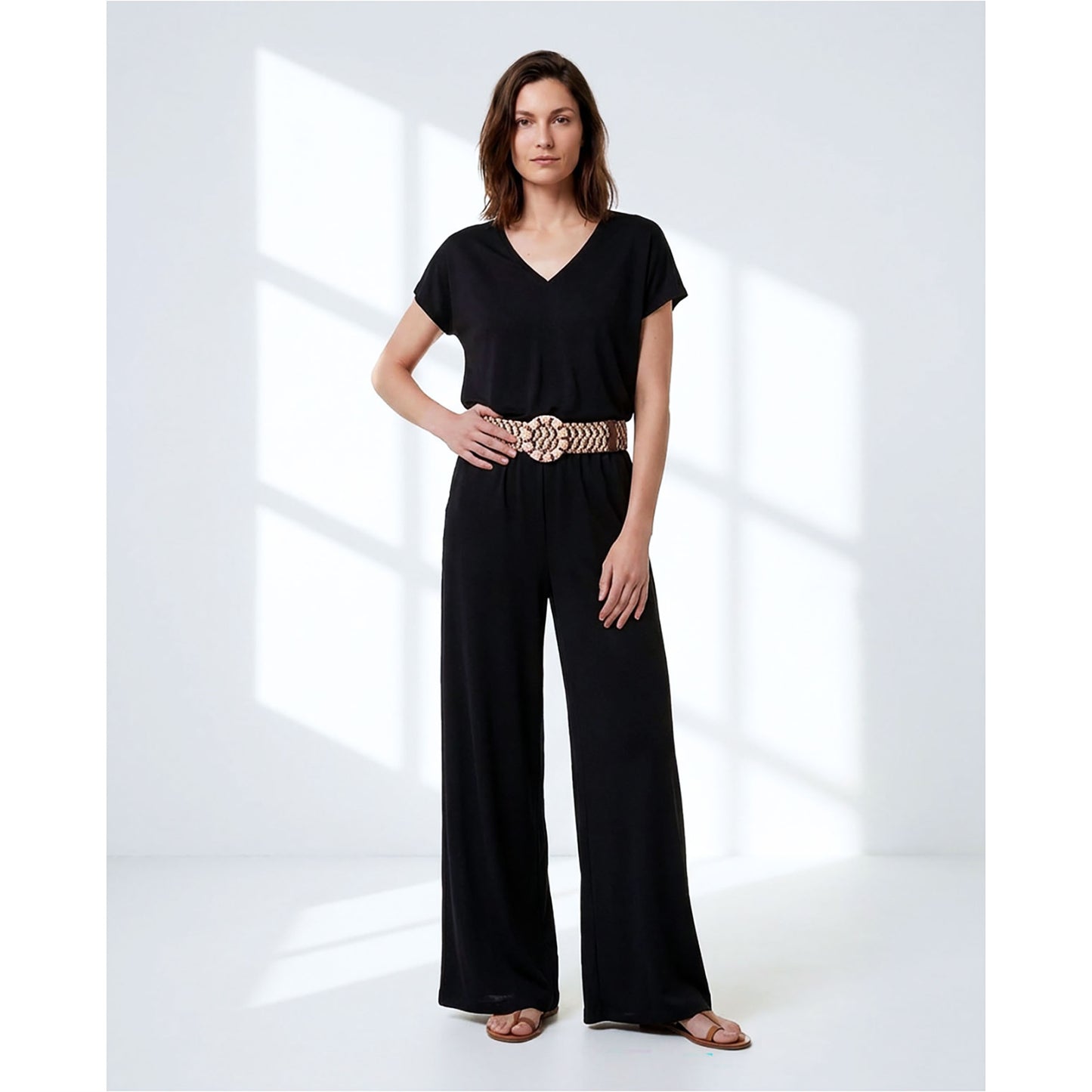 SURKANA Pantaloni Larghi Nero-SURKANA-VIALESCARPE
