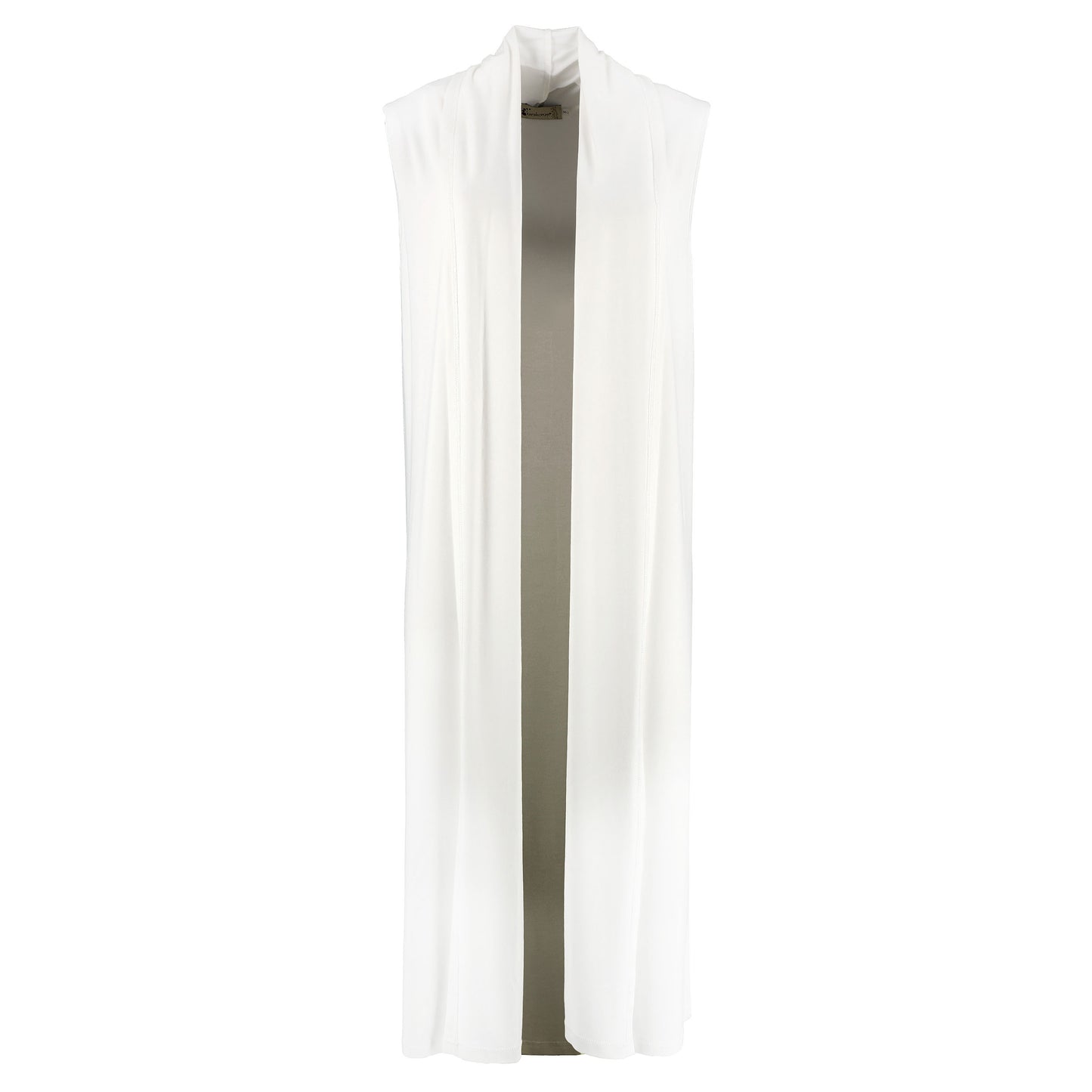 KARAKORUM Maxi Gilet NARCISO Bianco-KARAKORUM-VIALESCARPE