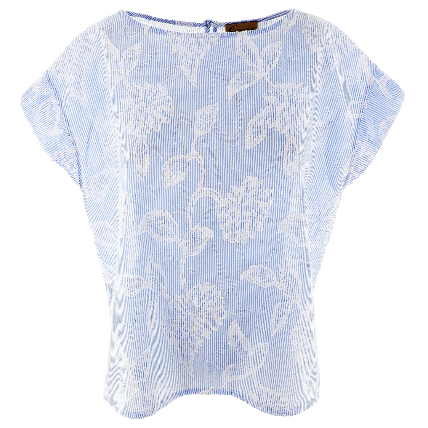 KARAKORUM Blusa GERTRUDE Azzurro-KARAKORUM-VIALESCARPE