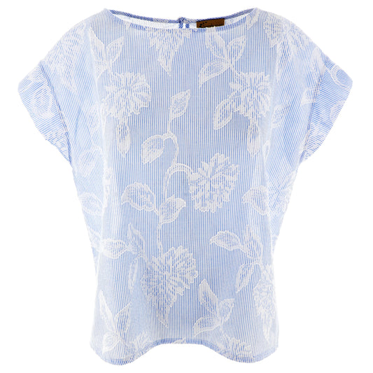 KARAKORUM Blusa GERTRUDE Azzurro-KARAKORUM-VIALESCARPE