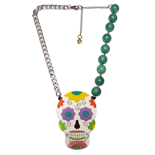 Collana Skull messicano multicolor