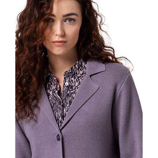 SURKANA - Giacca in maglia con collo a revers e tasche-SURKANA-VIALESCARPE