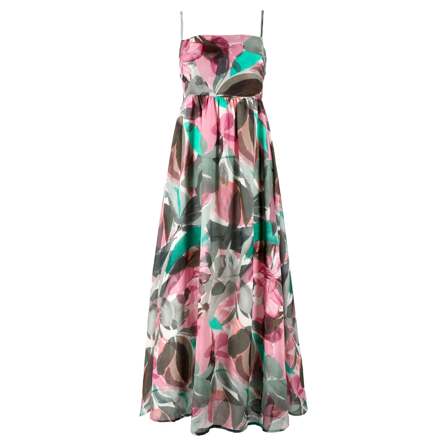 KARAKORUM Vestito Lungo LAGUNA Aqua e multi