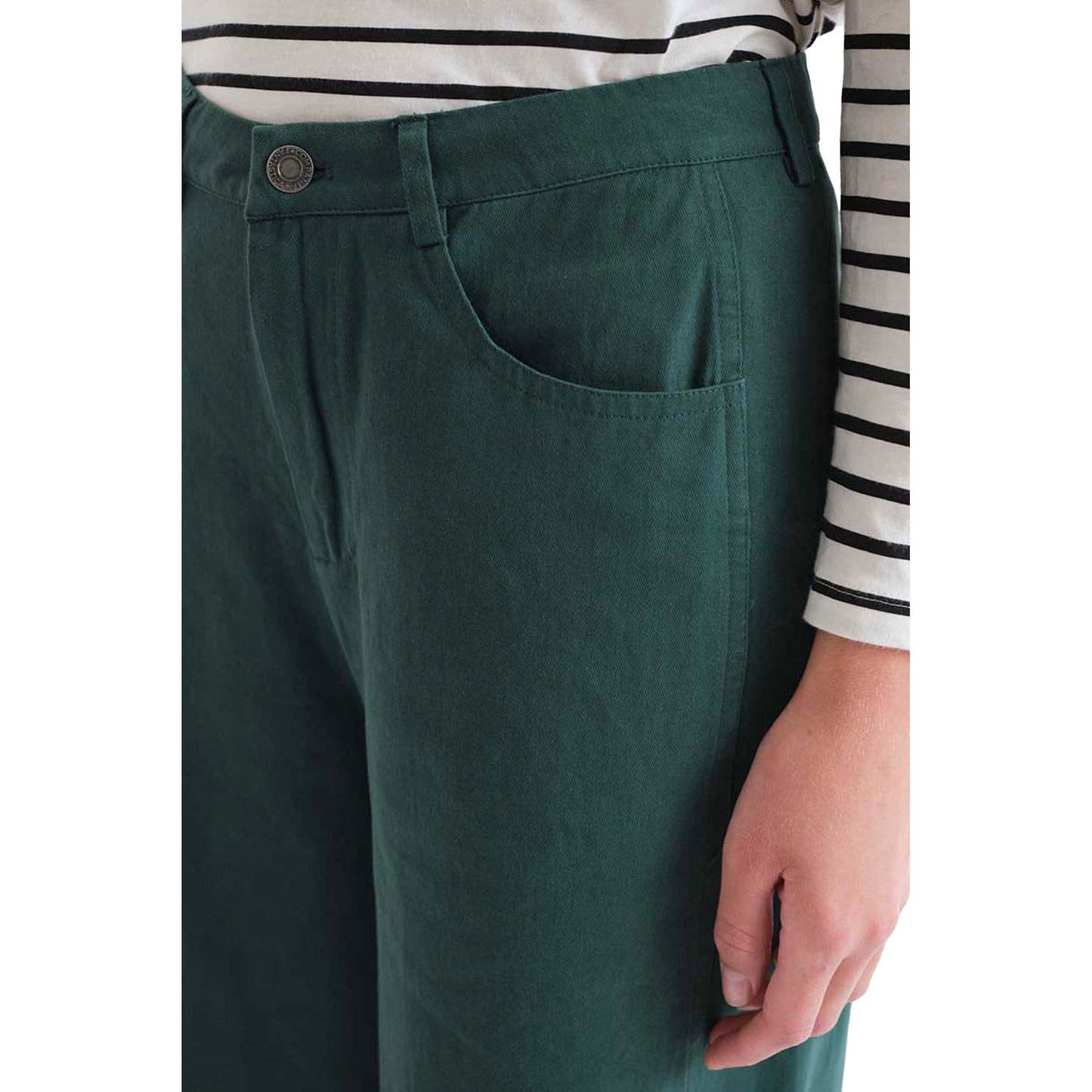 COMPAÑÍA FANTÁSTICA Jeans verde petrolio
