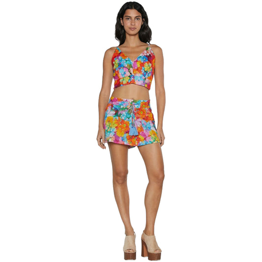 BABA DESIGN Shorts FLOWERS BEAT Multicolor