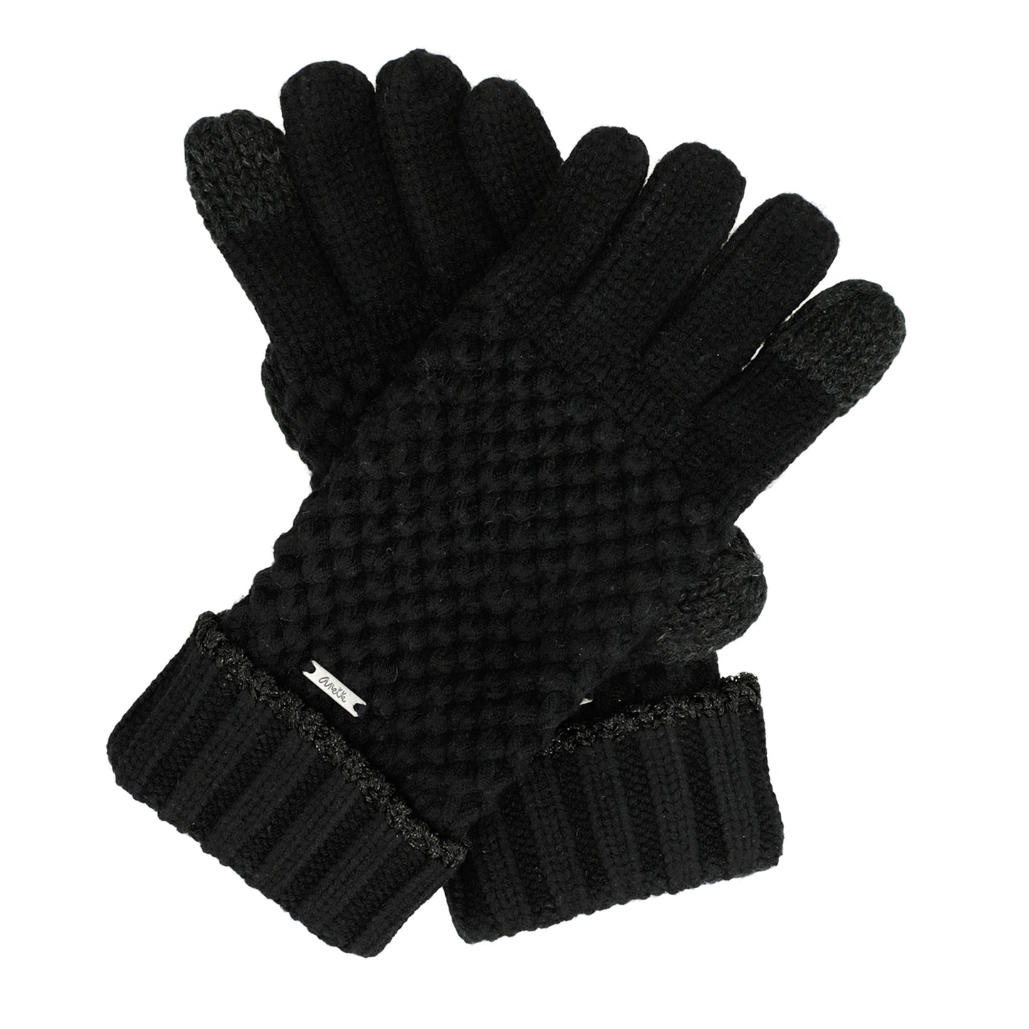 ANEKKE - Guanti in maglia neri-ANEKKE-VIALESCARPE