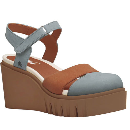ART COMAPANY Slingback CATANIA Nabuk Orange Denim