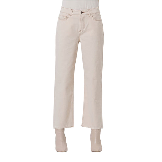 SURKANA Jeans Dritti con Orlo Sfilacciato Crudo-SURKANA-VIALESCARPE