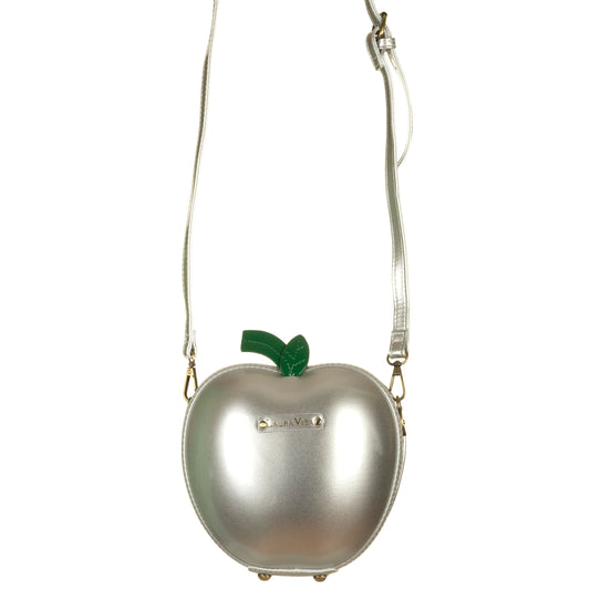 LAURA VITA Borsa Apple argento