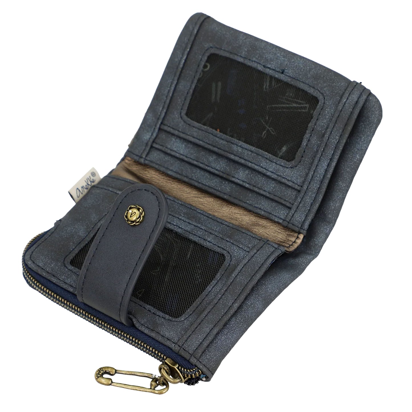 ANEKKE - Portafogli flessibile piccolo RFID Studio-ANEKKE-VIALESCARPE