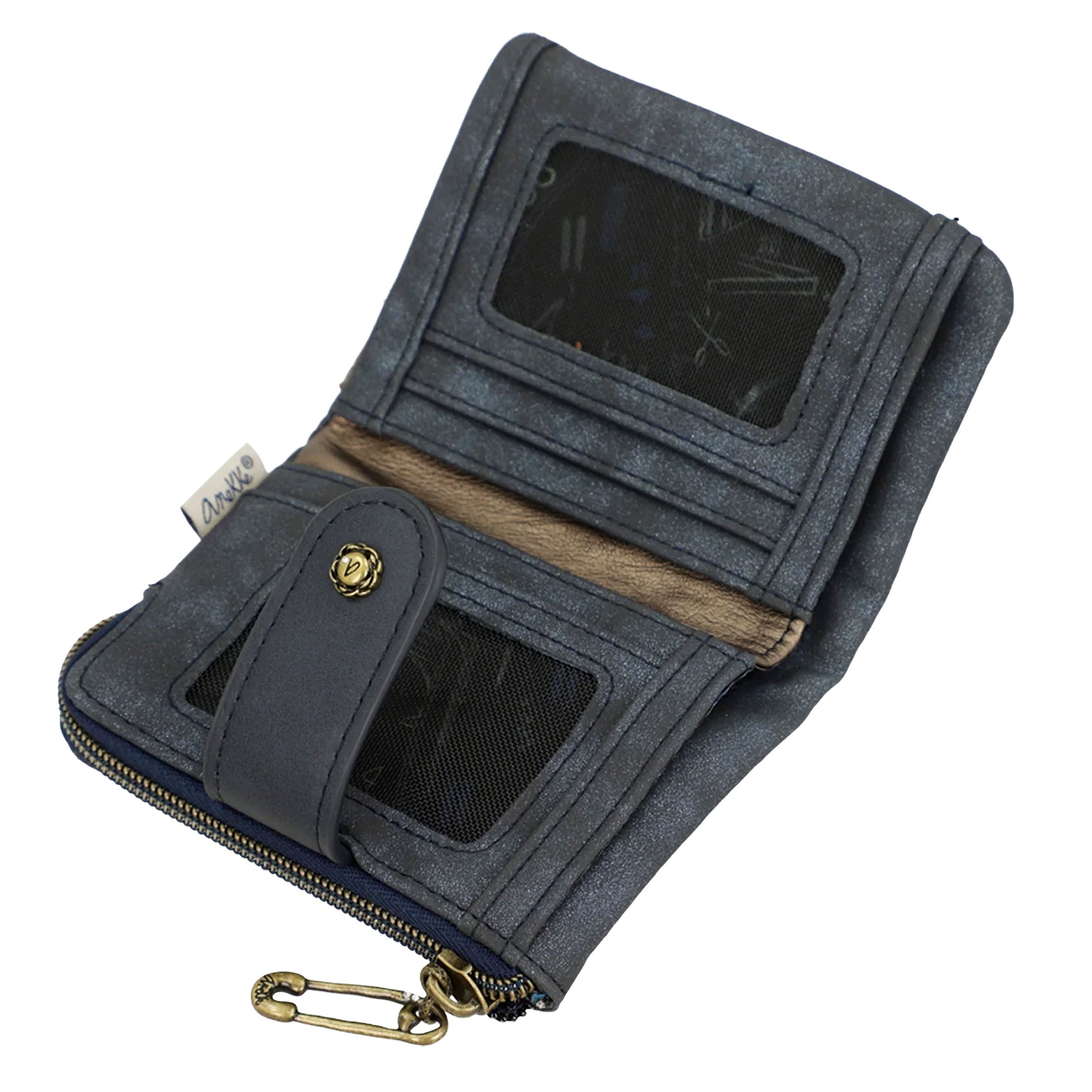 ANEKKE - Portafogli flessibile piccolo RFID Studio-ANEKKE-VIALESCARPE