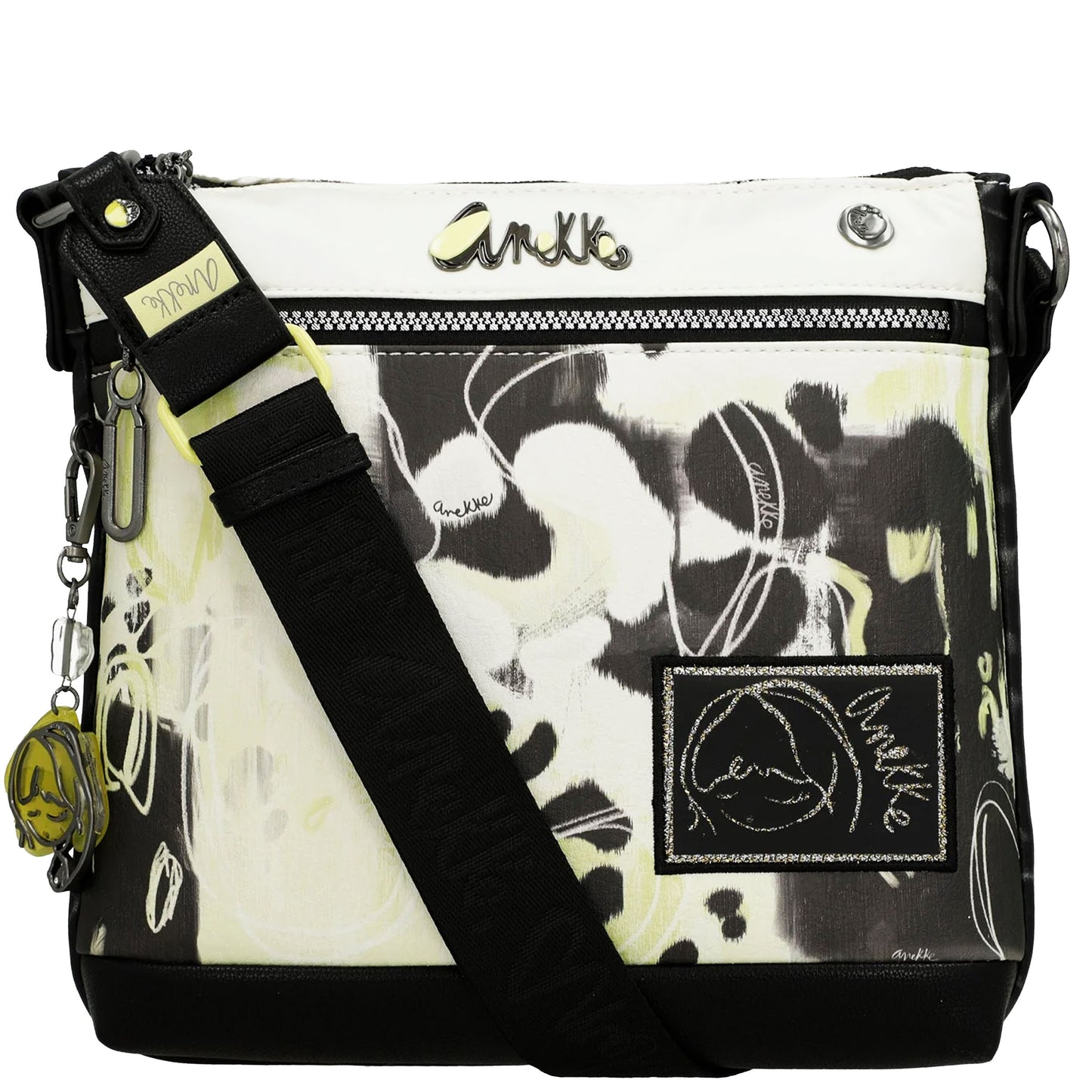 ANEKKE Borsa a tracolla con tasca frontale Memories