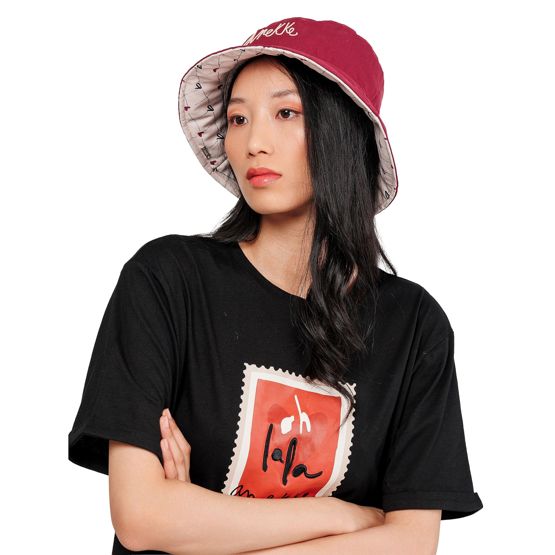 ANEKKE - Cappello pescatore double face bordò-ANEKKE-VIALESCARPE