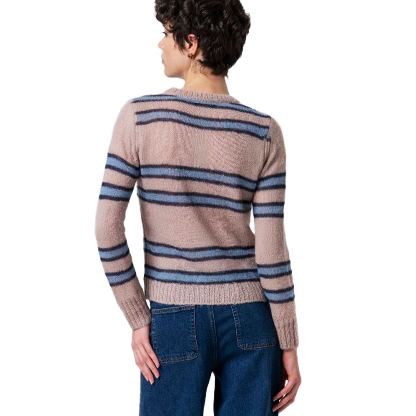 SURKANA - Maglione jacquard a righe-SURKANA-VIALESCARPE