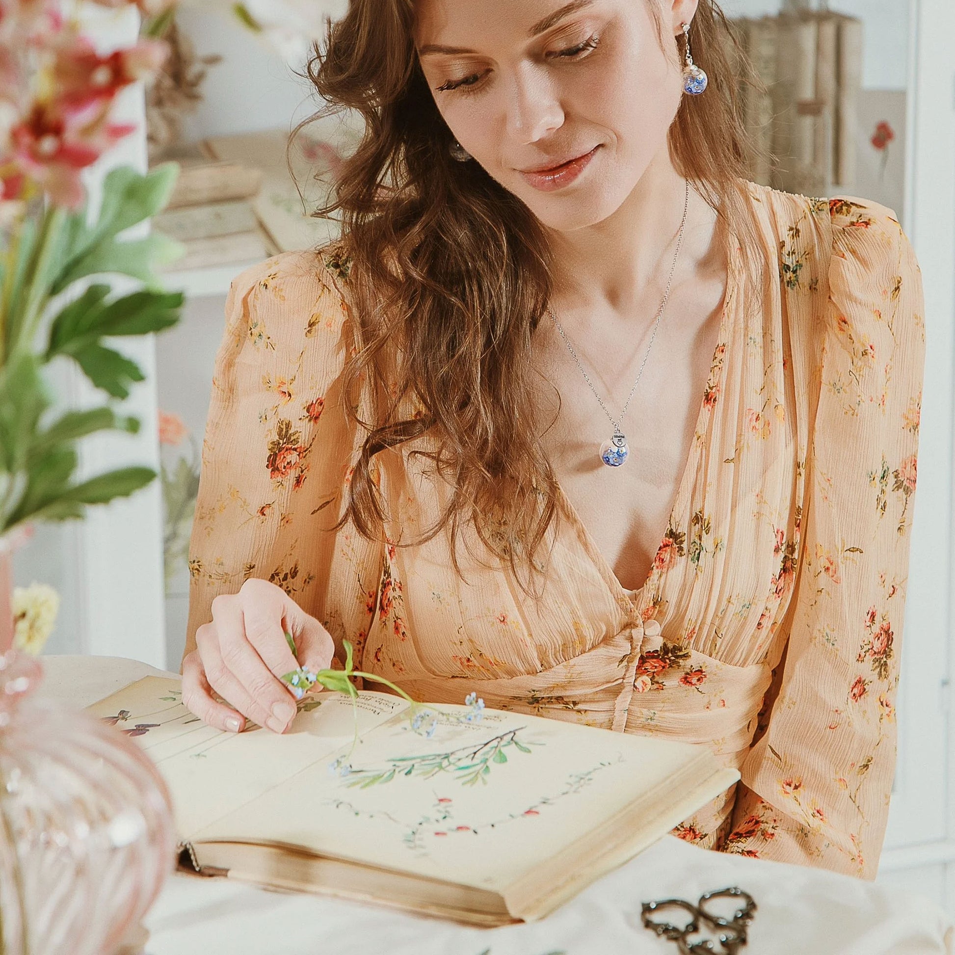 MAT TEA - Collana sei sempre nel cuore “Non ti scordar di me”-MAD TEA-VIALESCARPE