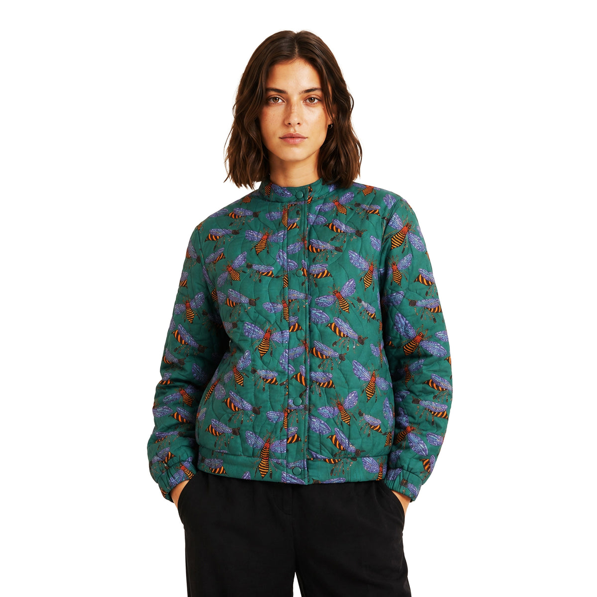 PEPALOVES Giacca Bomber Trapuntata Bees