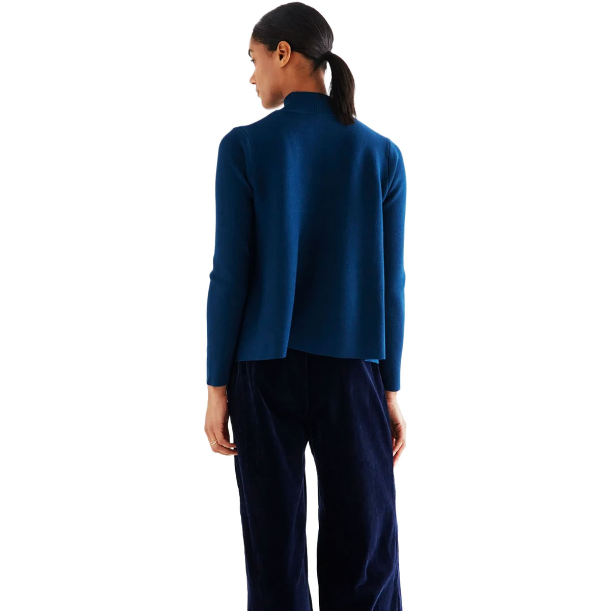COMPAÑÍA FANTÁSTICA Maglione basic ottanio a collo alto