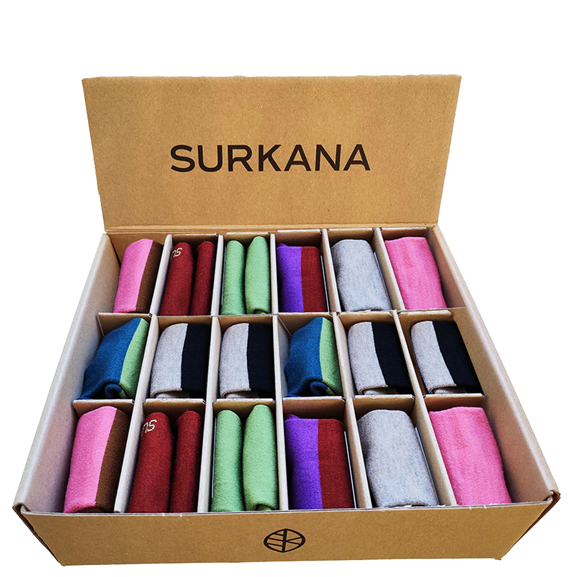 SURKANA - Calzini jacquard a metà polpaccio-SURKANA-VIALESCARPE